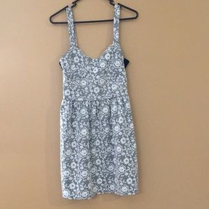 Black and White floral dress